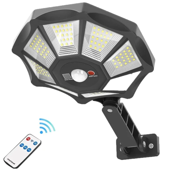 Solar Street Wall Light — Outdoor Security & Flood Lighting, Aura Living