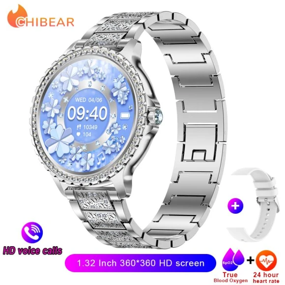 Fashion Women's Smart Watch with True Blood Oxygen Monitoring — Smartwatches, Chibear