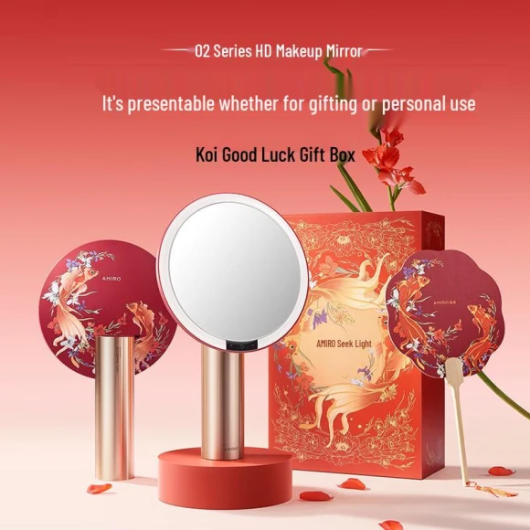 Smart LED HD Makeup Mirror — Compact & Travel, AMIRO