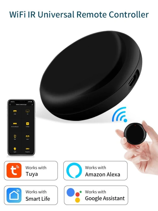 WiFi Smart Universal IR Remote Controller — Remote Controls, Tuya