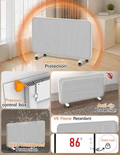 Convection Panel Infrared Space Heater — Portable Heating Solutions, Humcalo