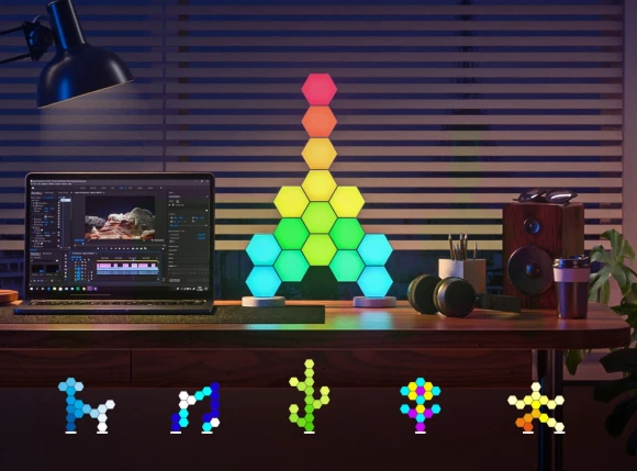 Hexagonal Light Panels Starter Kit — Photography Lighting, Linked Sparx