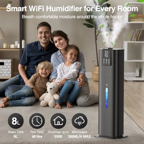 Smart Humidifier Large Room Bedroom Home — Air Moisturizers, Honovos