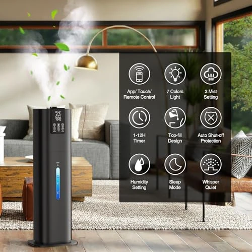 Smart Humidifier Large Room Bedroom Home — Air Moisturizers, Honovos