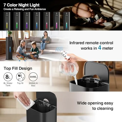 Smart Humidifier Large Room Bedroom Home — Air Moisturizers, Honovos