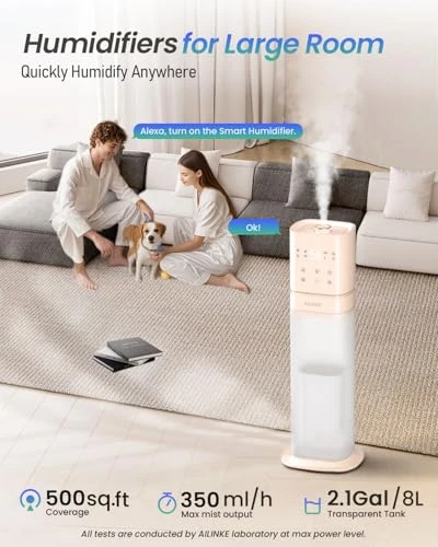 Smart Humidifier Large Room — Air Moisturizers, AILINKE