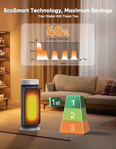 Smart Space Heater — Portable Heating Solutions, NUTROMO