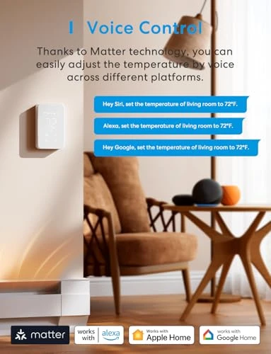 Smart Thermostat for Electric Baseboard Heater — Home Climate Control, meross