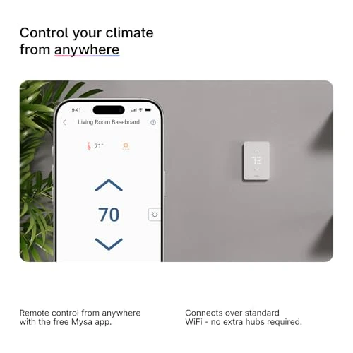 Smart Thermostat for Electric Baseboard Heaters — HVAC Controls, Mysa