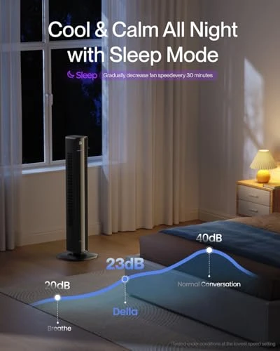 Smart Tower Fan — Stand Fans, Della