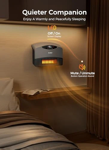 Smart Wall Heater with WiFi and Remote Control — Portable Heating Solutions, GiveBest