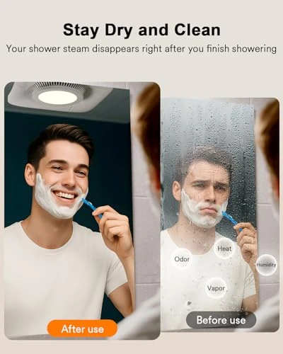 Smart WiFi Bathroom Exhaust Fan with Light — Ceiling Fan Lighting Solutions, Lumary