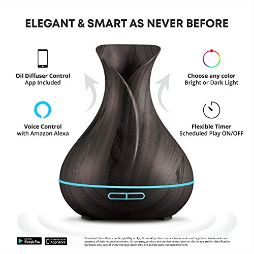 Smart WiFi Ultrasonic Diffuser and Humidifier — Diffusers, Sierra Modern Home