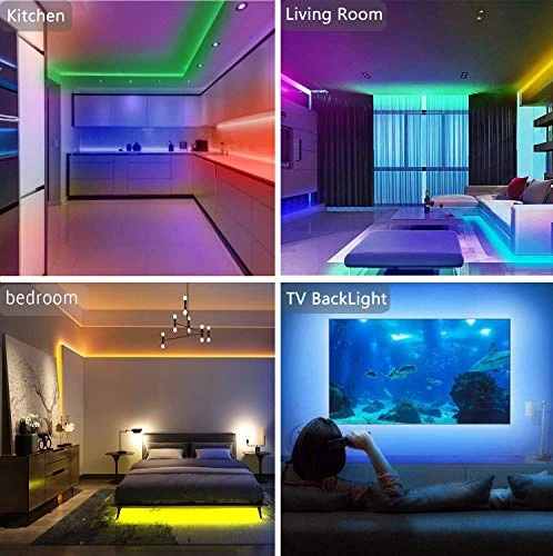 Ultra Long RGB Color Changing LED Light Strips Kit — LED Strips, Tenmiro