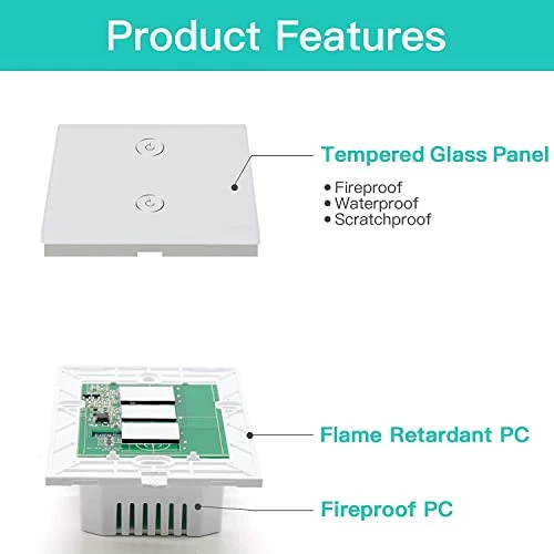 WiFi Touch Light Switch — Dimmer Switches, BSEED