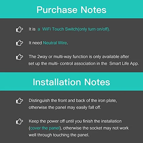 WiFi Touch Light Switch — Dimmer Switches, BSEED