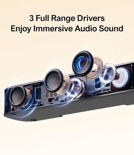 7.1 Channel Sound Bar with Subwoofer and Surround Speakers — Home Entertainment Systems, Ultimea