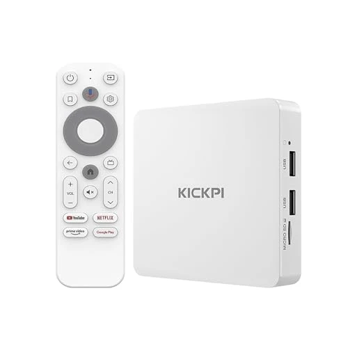 Android TV Box with Voice Search — Ultra HD Media Players, KICKPI
