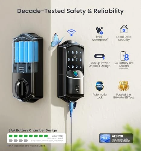 Built-in Wi-Fi Smart Lock — Deadbolts, Veise