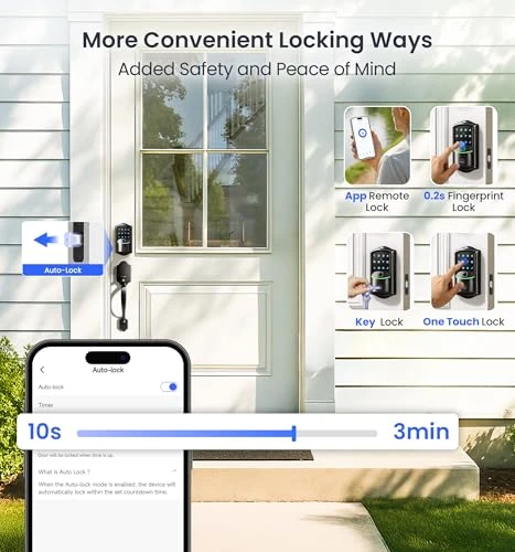 Built-in Wi-Fi Smart Lock — Deadbolts, Veise