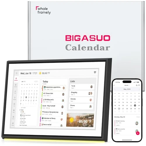 Digital Calendar with Touchscreen Display — Calendars, BIGASUO