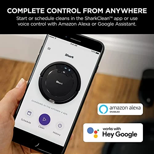 Robot Vacuum, Wi-Fi Connected, Multi-Surface Cleaning — Smart Cleaning Robots, Shark