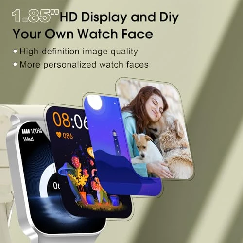 Smart Watch with Bluetooth Call, Heart Rate Monitor, and 110+ Sport Modes — Smartwatches, STECEi