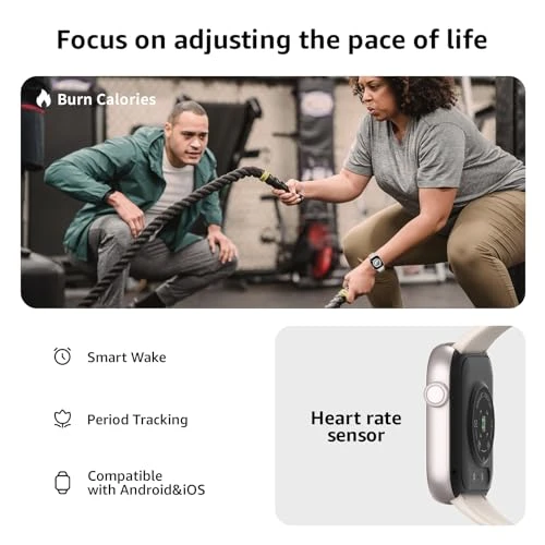 Smart Watch with Bluetooth Calling and Health Tracking — Smartwatches, AcclaFit