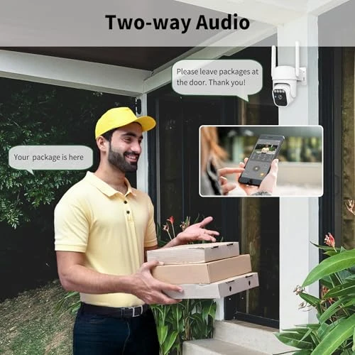 Solar Camera Outdoor Wireless — Dome Surveillance Cameras, 3-Link