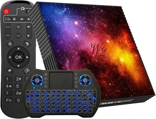 TV Box with Wireless Mini Keyboard — Streaming Devices, RINGREAT