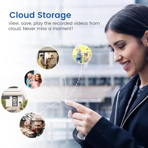 Wireless Wi-Fi Video Doorbell Camera — Motion Sensors, Orbitell