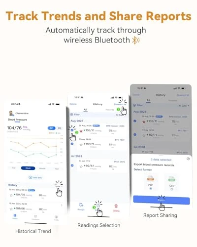 Bluetooth Blood Pressure Monitor for Home Use — Blood Pressure Monitors, Checkme
