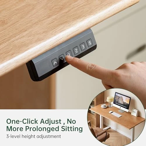 Electric Height Adjustable Standing Desk — Office, YESWOOD