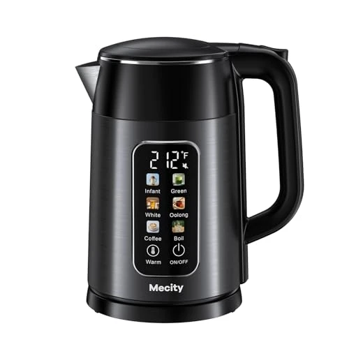 Electric Kettle with Touch Screen Temperature Control — Kettles & Tea Machines, Mecity