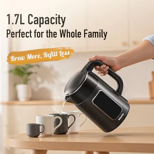 Electric Kettle with Touch Screen Temperature Control — Kettles & Tea Machines, Mecity