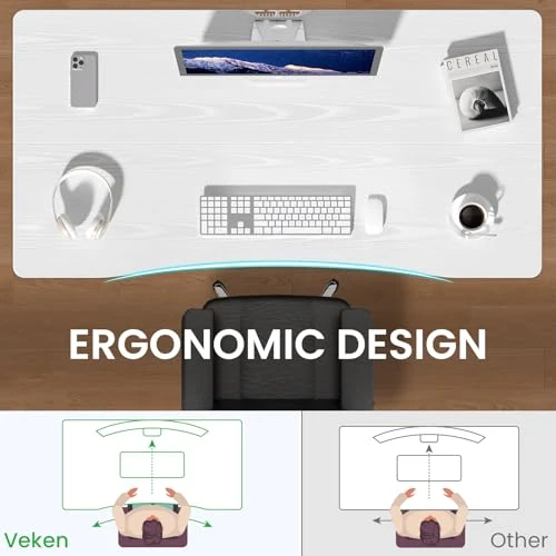 Electric Standing Desk with Adjustable Height — Monitor Stands, Veken