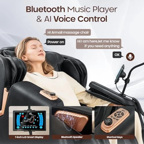 Full Body Massage Chair with Extended SL Track — Beds & Tables, CASINTA
