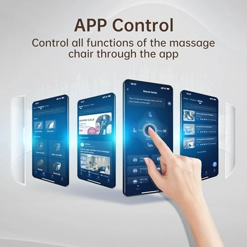 Full Body Massage Chair with Zero Gravity, Heat, and App Control — Beds & Tables, Real Relax