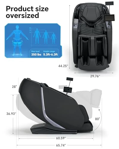 Full Body Zero Gravity Massage Chair Recliner — Massage Equipment, UIIU