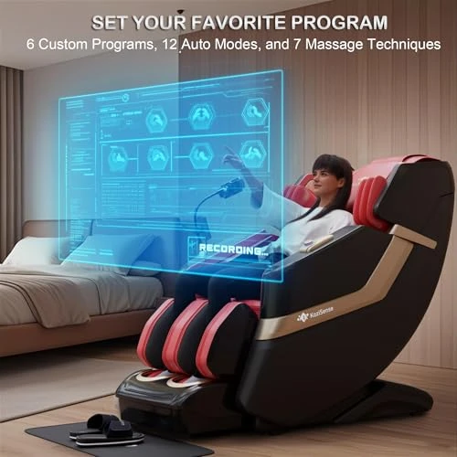 Heated Jade Roller Massage Chair Full Body — Beds & Tables, KoziSense