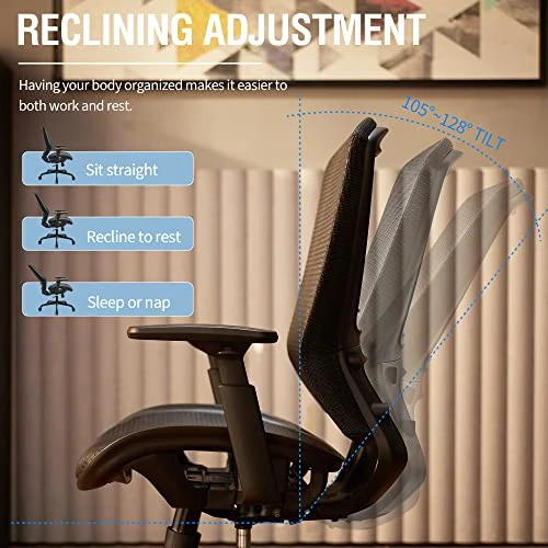 Mesh Office Chair — Desk Chairs, ELABEST