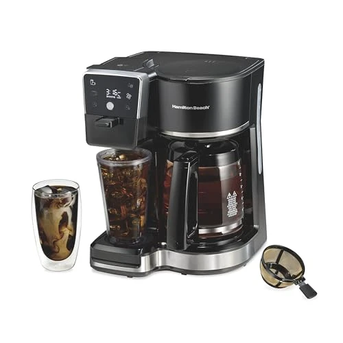 Programmable Drip Hot and Iced Coffee Maker & Single Serve Coffee Machine — Coffee Makers, Hamilton Beach