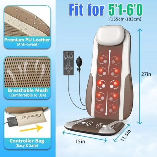 Shiatsu Back Massager with Heat — Back Relief Solutions, Comrelax