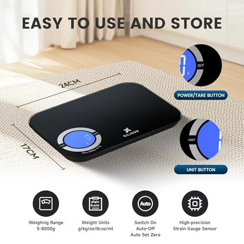 Smart Kitchen Scale with Bluetooth App — Weight Management Tools, EILISON