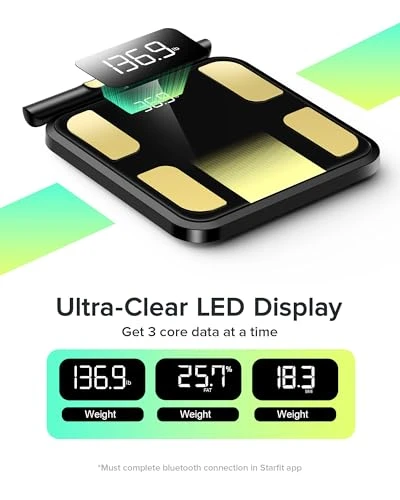 Smart Scale for Body Weight — Body Composition Analysis, runstar