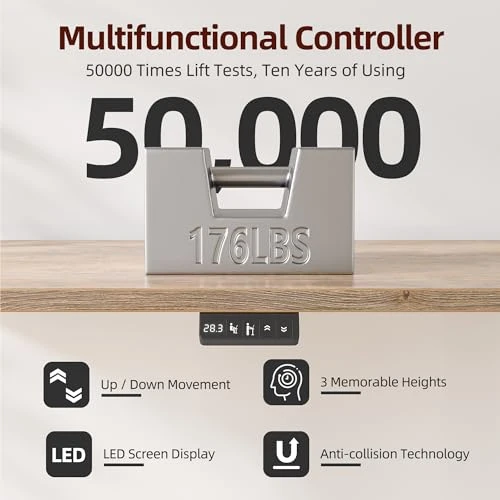 Standing Desk with Two Drawers — Office, TIQLAB
