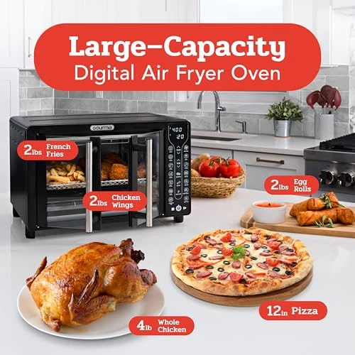 Toaster Oven Air Fryer Combo — Convection, Gourmia