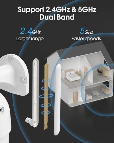 2K Security Camera Outdoor with Motion Tracking, Spotlight, and Siren — Outdoor Security Cameras, ARCCTV