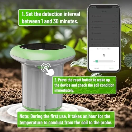 3-in-1 Soil Moisture, Temperature, and Fertility Meter — Hygrometers, GreenVation
