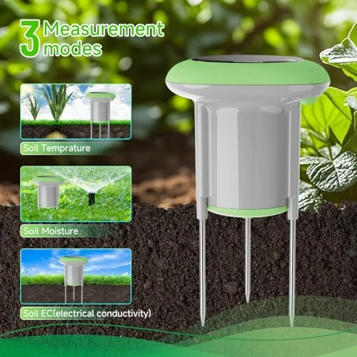 3-in-1 Soil Moisture, Temperature, and Fertility Meter — Hygrometers, GreenVation